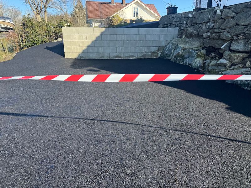 Avsperringsbånd 300meter rød/hvit